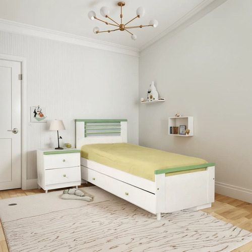 D_853529-MLA89087647684_082025-O.jpg Cama 1 Plaza 0.80 Lucia Sin Carro- Mdf Laqueado Cod. 300