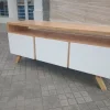 Oferta Rack Mesa Para Tv Led 60- Paraiso- Puertas Blancas
