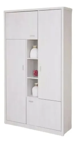 Modular Cristalero Living Comedor Melamina. 1.00 Mt Toledo