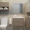 Vanitory Colgante Para Baño Zen Con Mesada- 58 Cm- Dze 02-