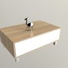 Mesa Centro De Living Con Cajon. Cod. 2021- Melamina