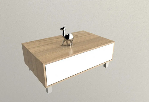 Mesa Centro De Living Con Cajon. Cod. 2021- Melamina
