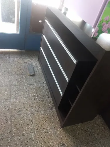 Comoda Cajonera Piacenza 3 Cajones- Aluminio 120- 90- 45