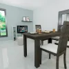 Mesa De Cocina Comedor 1.20 X 0.70 Lmr 120. Tapa Y Patas Mel