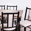 D_860225-MLA72145046284_102023-O.jpg Combo Cocina Comedor Mesa Melamina 140 + 6 Sillas Roma C 20