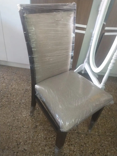 Silla Cocina Comedor Guatambu Enrique Con Respaldo Tapizado.