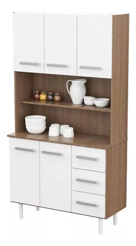 Aparador Kit De Cocina Triplo 5 Ptas 3 Caj 171 X 90 Cd 10104