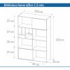 Biblioteca Organizador Con Estantes 103 X 154 X 36- Obl 117