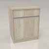 Mesa De Luz 1 Cajon 1 Puerta- 52 X 68 X 36- Stylus