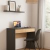 D_861821-MLA99849433275_112025-O.jpg Escritorio Para Oficina Madera Melamina Moderno Nordico 100cm Niños Adultos Home Office Computadora Notebook Con Cajones Gris Roble Kendal Compacto Ecn100 Dielfe