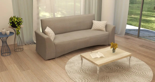 Mesa De Living Luar- Fija- Patas Cromadas- 90 X 56