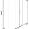 D_864360-MLA92720641823_092025-O.webp Ropero Placard Con Espejo- 4 Ptas, 2 Caj- Dle 355- 180 X 182 Color Roble Termo Negro