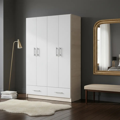 Placard Ropero 4 Puertas, 2 Cajones 1.14- 1.80- 0.47 Dpb 114