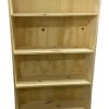 Estanteria Biblioteca Pino Macizo- 5 Estantes- 180 X 80 X 25