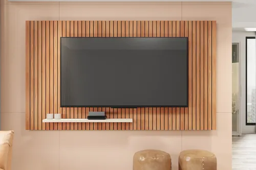 Panel Para Tv Aegon Hasta 70 Pulgadas Con Listones. Caemmun