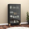 Mueble Organizador Cristalero 2 Puertas, 125 X 70 Le 6014