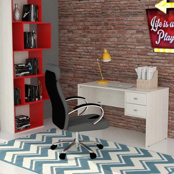 Escritorio Moderno Juvenil Melamina Mesa Computación Adulto Color Venezia