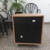 Mesa De Luz 1 Puerta, 1 Cajon. Sistema Push. Cod. 6426