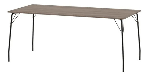 Mesa Cocina Comedor Brooklyn 180 X 82- Melamina. Base Caño