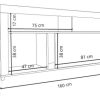 D_869600-MLA79413490287_092024-O.jpg Rack Mesa Para Tv Led Hasta 65 - 160- 70- 45- Dl 862
