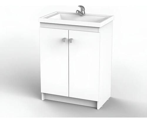 Vanitory Para Baño Con Mesada- 58 Cm. Melamina- Vpo 060