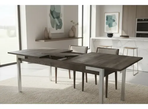 D_870231-MLA92897736140_092025-O.webp Mesa Cocina Comedor Extensible 140 A 185 X 0.90. B. Cromado
