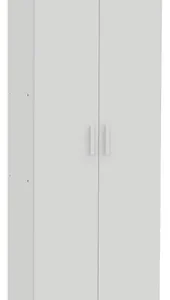 Escobero Organizador De Limpieza 1,80m 2 Puertas Blanco