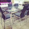 D_870661-MLA54966871170_042023-O.jpg Combo Cocina Comedor Mesa 1.40 + 6 Sillas Cromada Praga