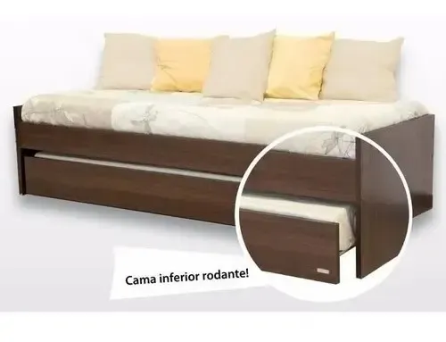 Divan Cama Con Carro Cama. Melamina. Cod. 957