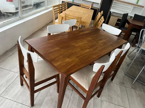 D_871728-MLA79084176508_092024-O.webp Mesa Cocina Comedor 1.50 X 0.90 + 6 Sillas- Escandinava