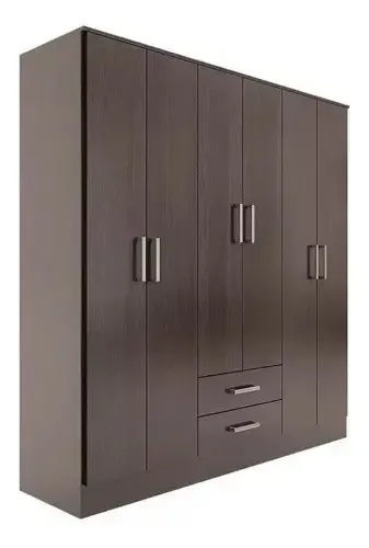 D_872829-MLA54955525705_042023-O.webp Ropero Placard Bahia 6 Puertas, 2 Cajones- 184 X 181 X 47