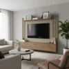 Panel Tv Rack Flotante Dro04 Varillado Hasta 65