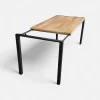 D_873362-MLA107895563704_032026-O.webp Mesa Extensible 1.40 X 80 Tapa Paraiso Base De Caño 4 Patas