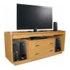 Excelente Rack Mesa Tv- Led Minimalista 2 Cajones Melamina