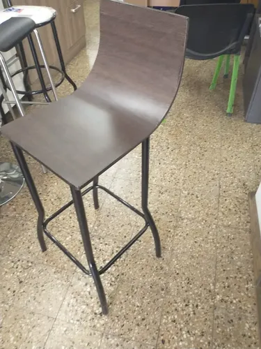 D_874194-MLA47260098642_082021-O.webp Taburete Banqueta Alta- Asiento Y Respaldo De Madera. Bari