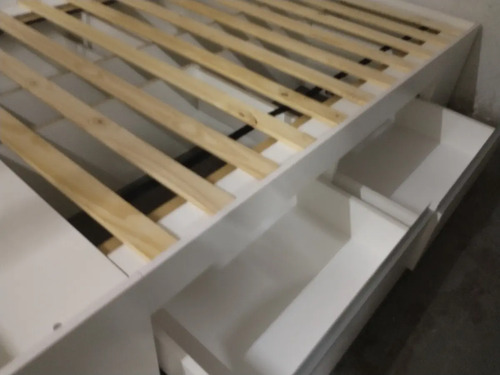 Base Box P- Sommier 140 O 160 X 200- 4 Cajones- 2 Zapateros