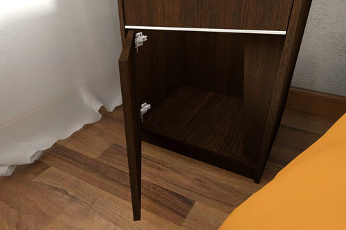 Mesa De Luz 1 Cajon 1 Puerta- 52 X 68 X 36- Kendor