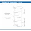 Biblioteca Organizador Oficina 2 Puertas Cod. 7930 155 X 71