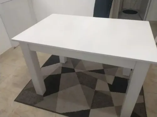 Mesa Cocina Comedor Fija 140 X 80. Tapa Mdf Laqueada