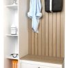 D_875580-MLA84354030654_052025-O.jpg Recibidor Mueble Organizador Con Zapatero Y Estanteria Hogar Color Olmo Con Everest