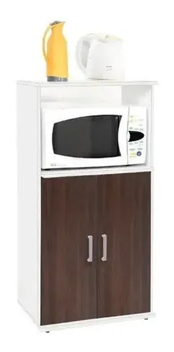 Mueble Auxiliar Para Microondas 2 Puertas- Estante Cod. 3046