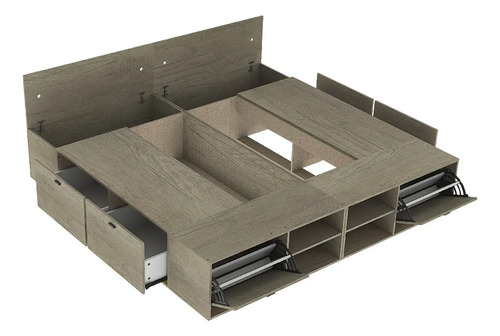D_876541-MLA95799665092_102025-O.jpg Base Box Para Sommier 2.00 X 2.00, Cajones, Zapatero, Baul