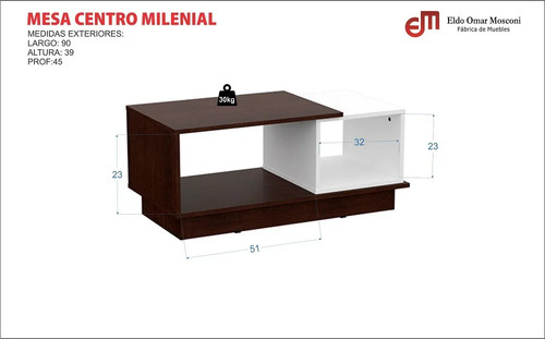 D_876700-MLA108909271398_032026-O.jpg Mesa Ratona Milenial Mesa De Centro Living Nebraska Gris Nebraska Gris