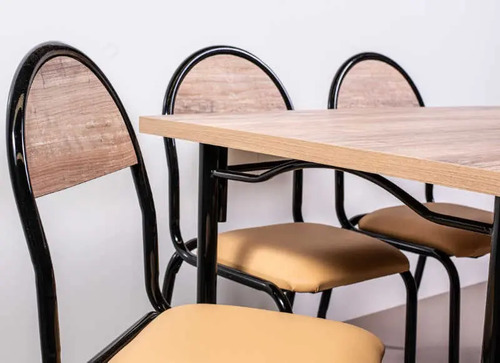 D_878255-MLA72144274588_102023-O.jpg Combo Cocina Comedor Mesa Melamina 140 + 6 Sillas Verona C17