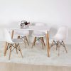 D_880195-MLA95939881479_102025-O.jpg Mesa Eames Comedor Rectangular Nordica 120 X 80 Blanco Con Patas Marron