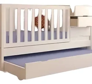 Cama Cuna Funcional Con Carro Cama- Mediterraneo Cod. 112