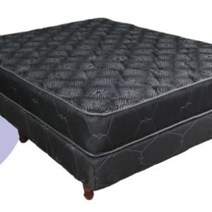 Conjunto Sommier Resorte Merida 1.40-1.90 2 Plazas Inpolcor