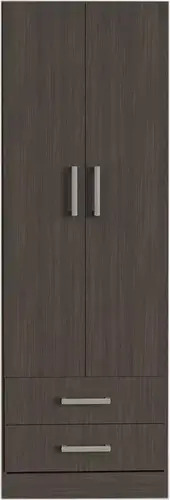 Ropero Placard Bahia 2 Puertas, 2 Cajones- 184 X 61 X 47