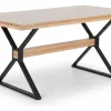 Mesa Cocina Comedor Lustrada Paraiso Base De Caño Cruz 1.40