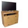 Rack Mesa Tv 1 Cajón 2 Puertas Melamina Quadra